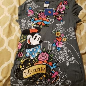 Disney Minnie Mouse Ladies XL Short Sleeve Top